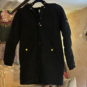 Abercrombie & Fitch Men's Black Puffer Jacket